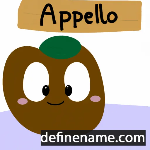 cartoon of the name Ámpelo