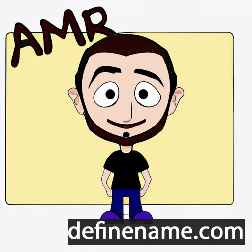 cartoon of the name Ämir