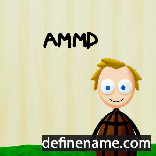 cartoon of the name Åmund