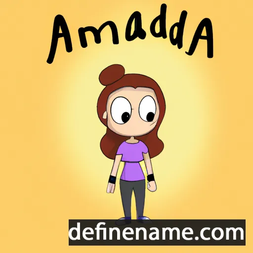 Amańda cartoon