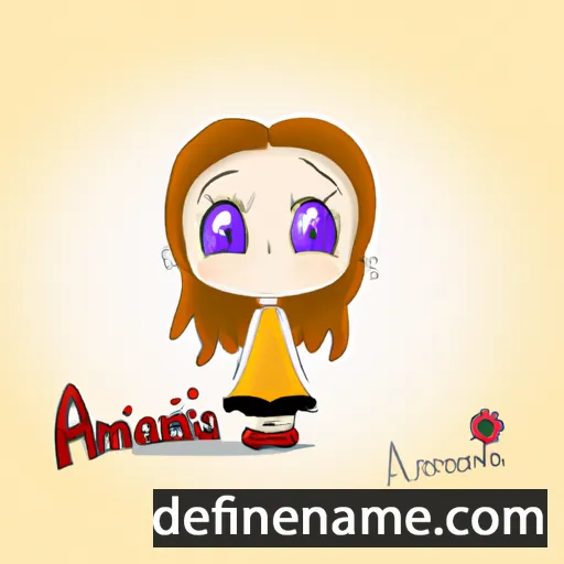 cartoon of the name Amancia