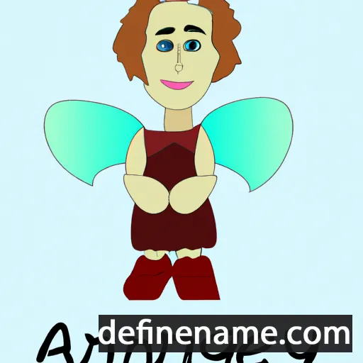 cartoon of the name Amangeldy