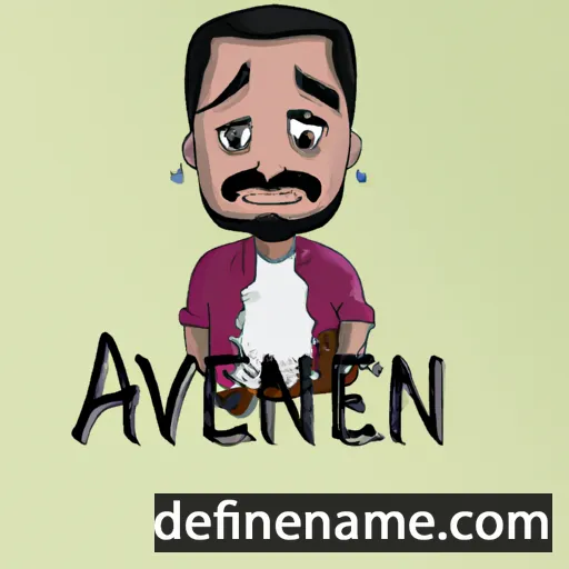 cartoon of the name Amanjeevan