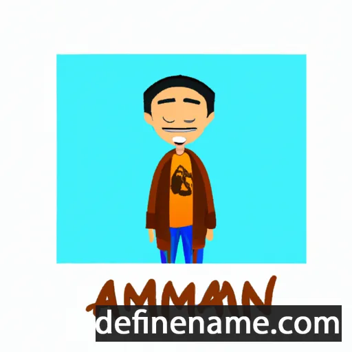 cartoon of the name Amank’ay