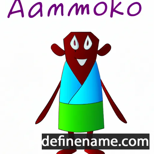 cartoon of the name Amanozako