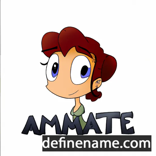 cartoon of the name Amante