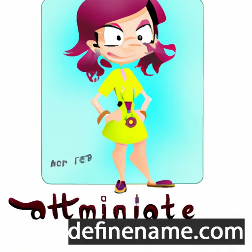 cartoon of the name Amantine