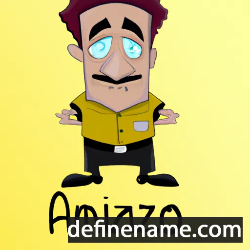 cartoon of the name Amanzio