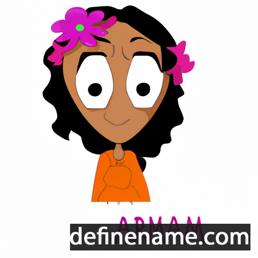 cartoon of the name Amarah