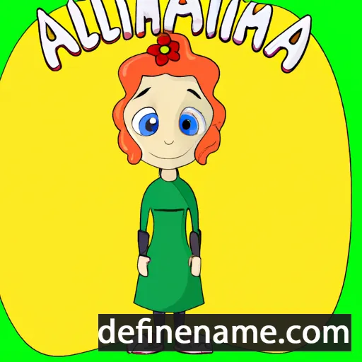 cartoon of the name Amaralina