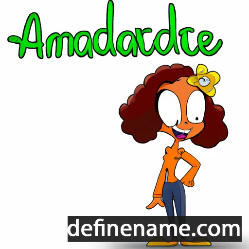 cartoon of the name Amarande