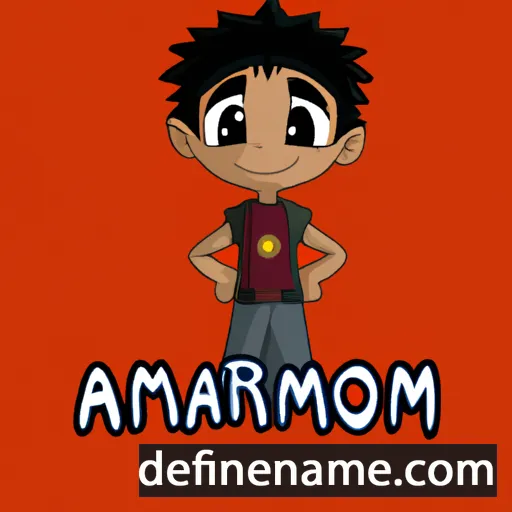 cartoon of the name Amari