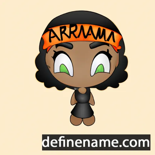 cartoon of the name Amaria