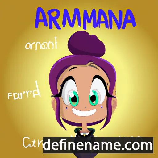 cartoon of the name Amarianna