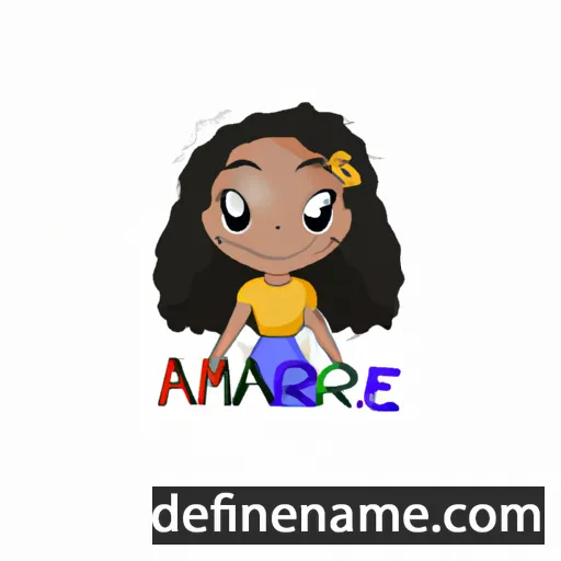 cartoon of the name Amarië