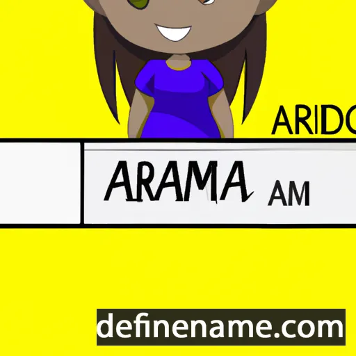 cartoon of the name Amarii