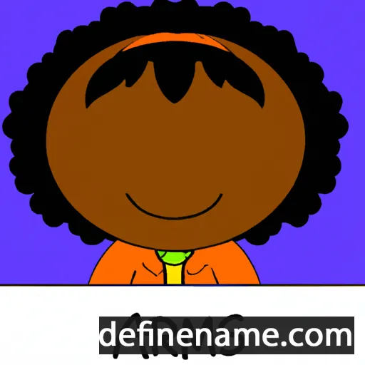 cartoon of the name Amaris