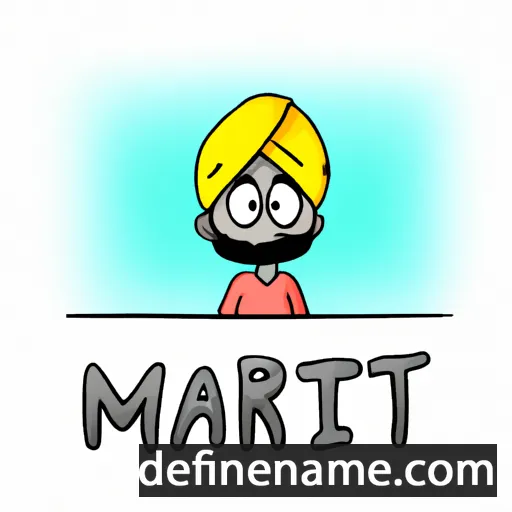 cartoon of the name Amarjit