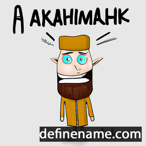 cartoon of the name Amarkhüü