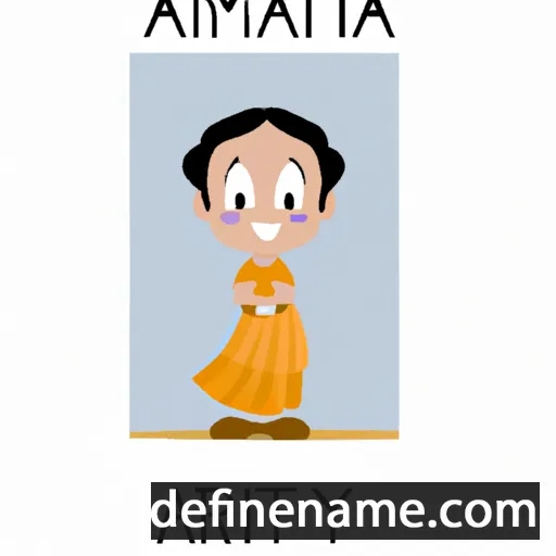 cartoon of the name Amartya