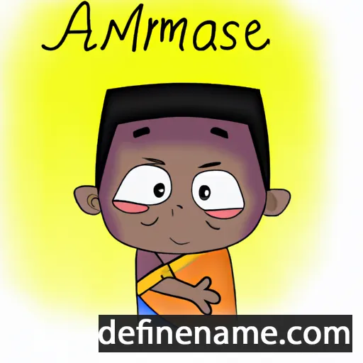 cartoon of the name Amasai