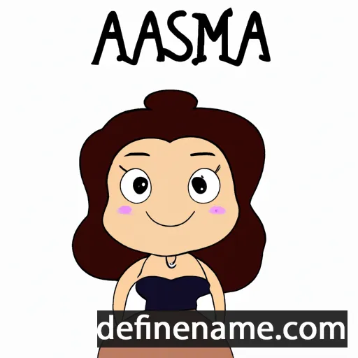 cartoon of the name Amasia