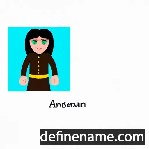 cartoon of the name Amastan