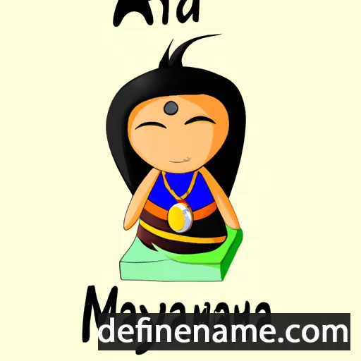 cartoon of the name Amat-nanāya