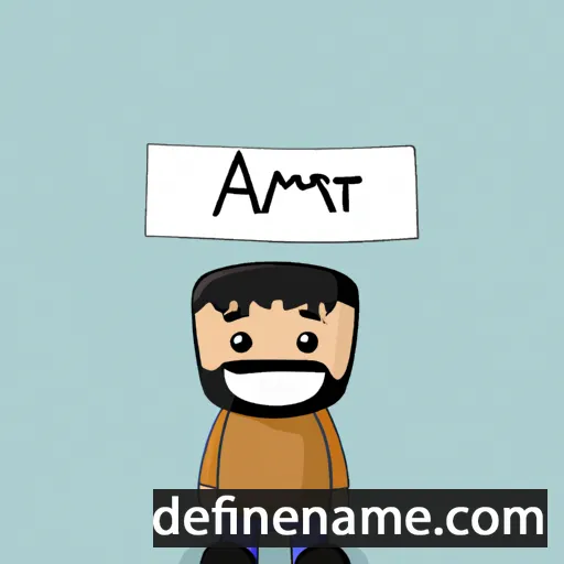 cartoon of the name Amat