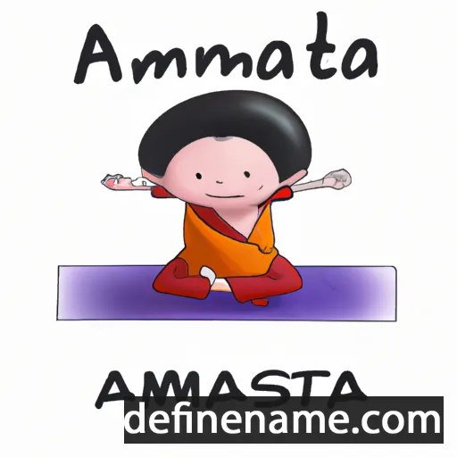 cartoon of the name Amatasana