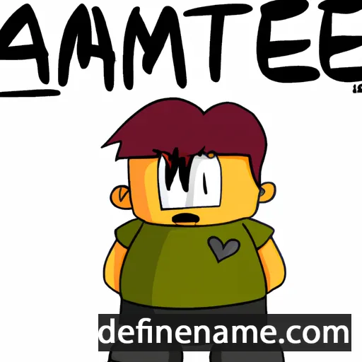 cartoon of the name Amate