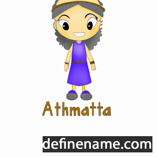 cartoon of the name Amathia