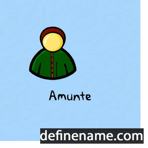 cartoon of the name Amaunet