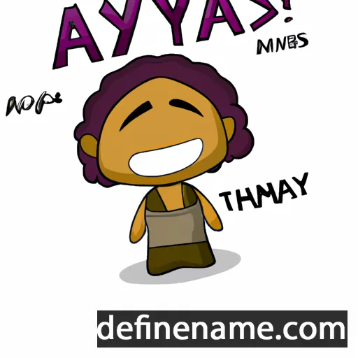 cartoon of the name Amayas