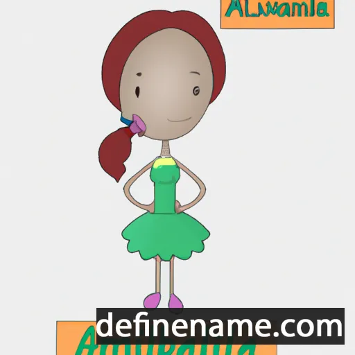 cartoon of the name Amazilia