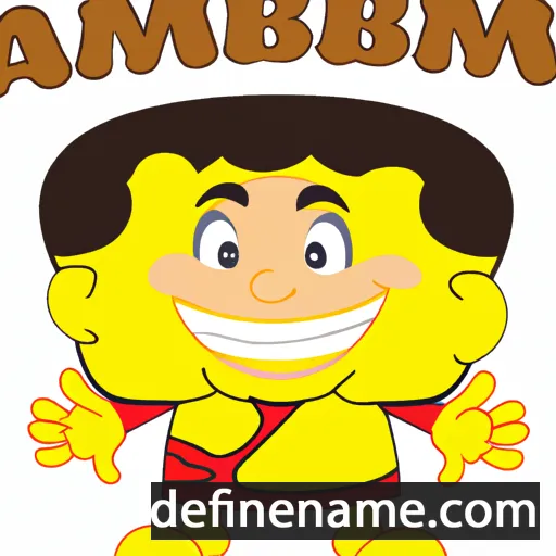 cartoon of the name Ambakum