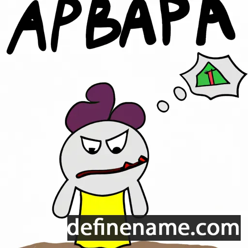 cartoon of the name Ambara