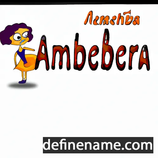 Amberetta cartoon