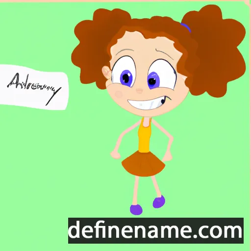 cartoon of the name Amberley