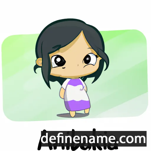 cartoon of the name Ambika