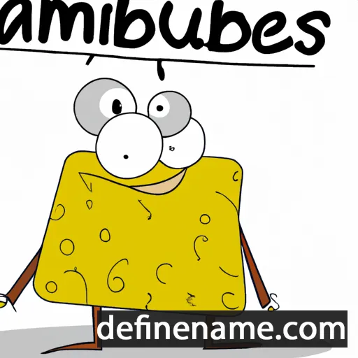 Ambraziejus cartoon