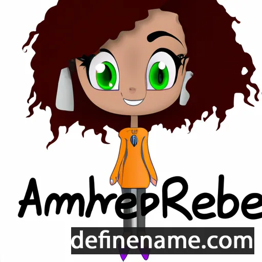 cartoon of the name Ambree