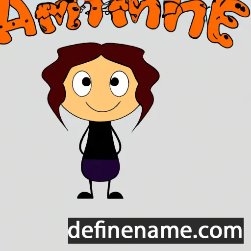 cartoon of the name Ambrine