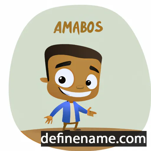 cartoon of the name Ambrós