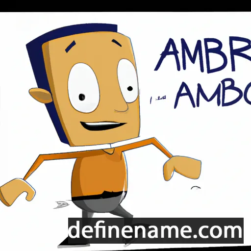 Ambróz cartoon