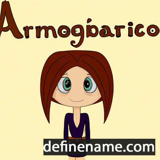 cartoon of the name Ambrogia