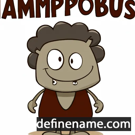 cartoon of the name Ambrosinus