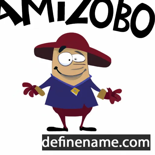 cartoon of the name Ambrozi