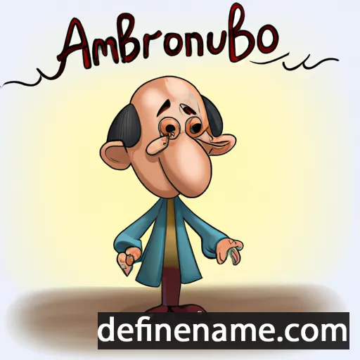 Ambroziu cartoon