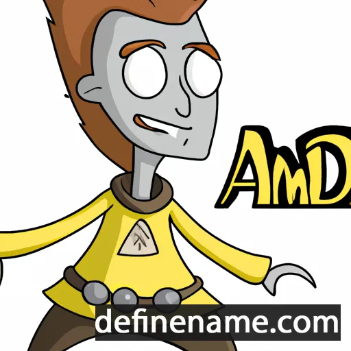 cartoon of the name Amdír